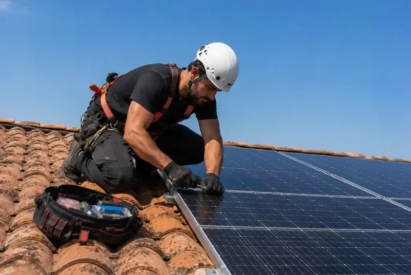 Maintenance et monitoring de panneaux solaires à Saint-Geniès-Bellevue